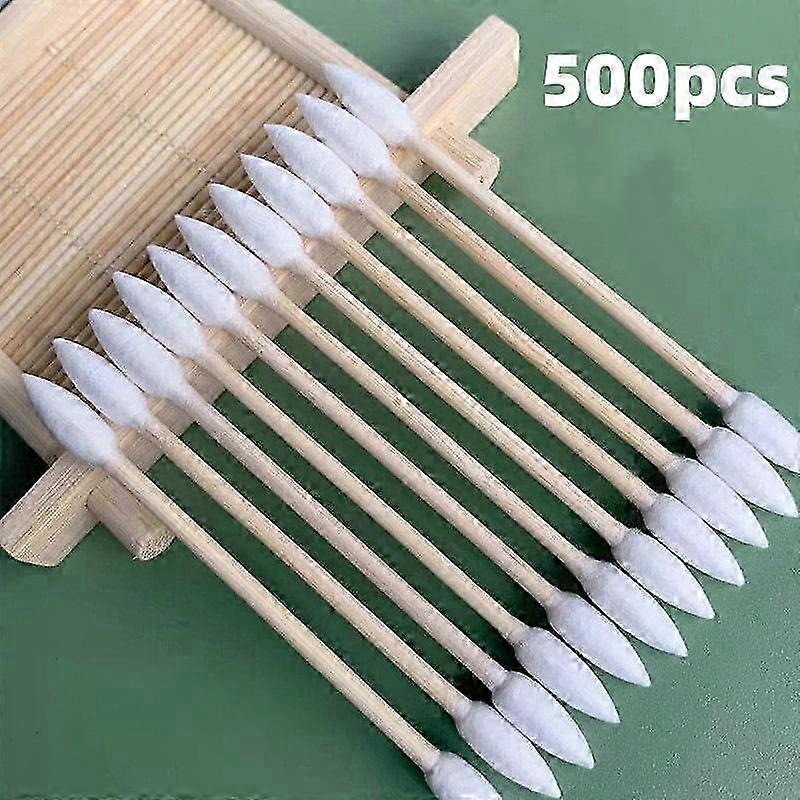 Double-Ended Cotton Swabs for Makeup Application, 1000/500 Count