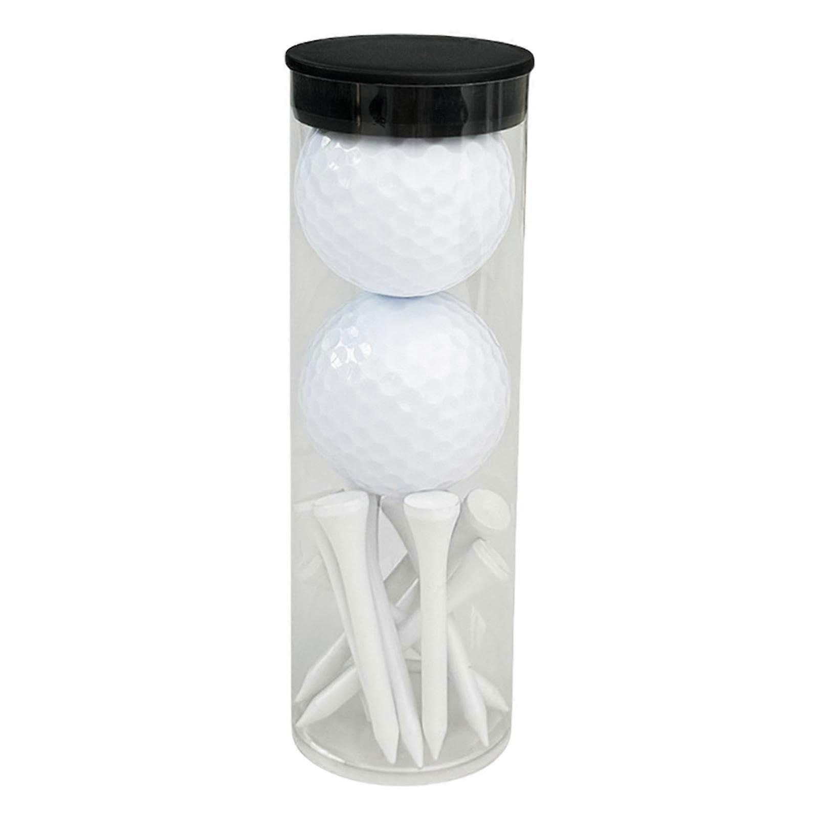 Golf Set for Men, ExtraLong Golf Clubs, Exercise Tool With Stable Structure, White/Gold, 14x4.5x4.5cm, For Golf Mats