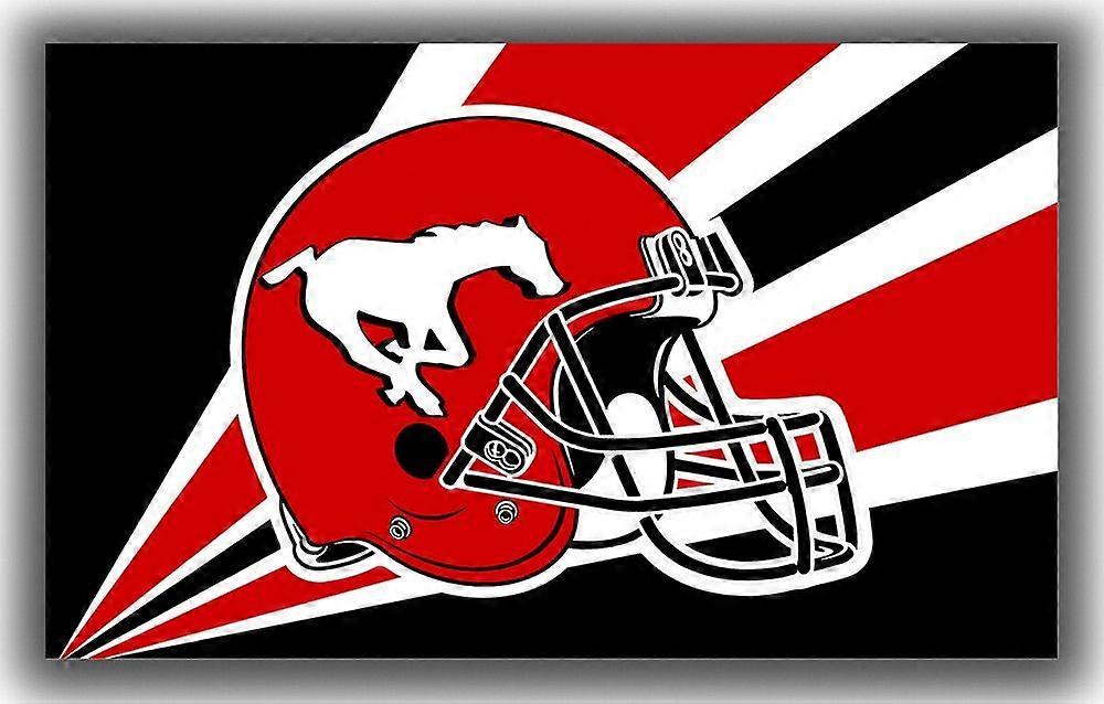 Drużyna piłkarska Calgary Stampeders Niezapomniany kask flagowy w kształcie 910