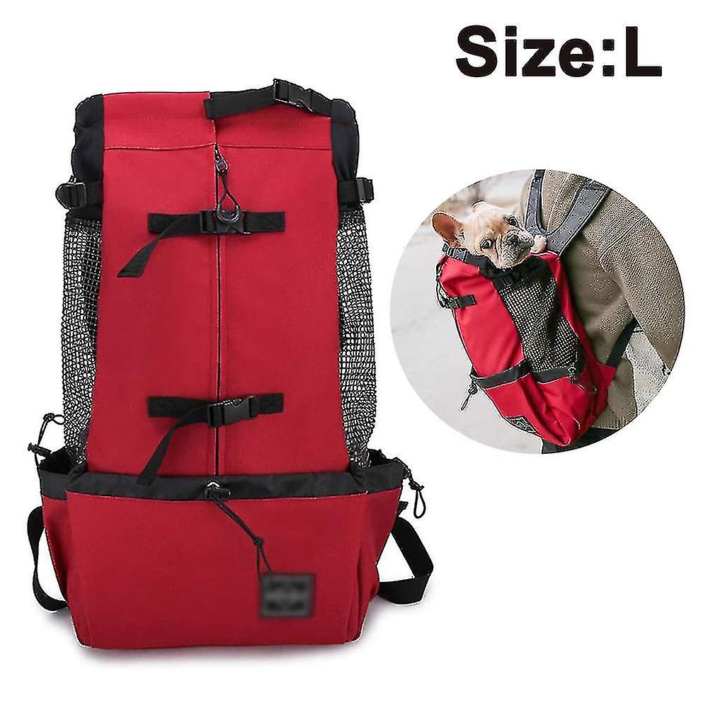 Dog Carrier Backpack For Small And Medium Pets Front Facing Adjustable Dog Backpack Carrier Fully Ventilated