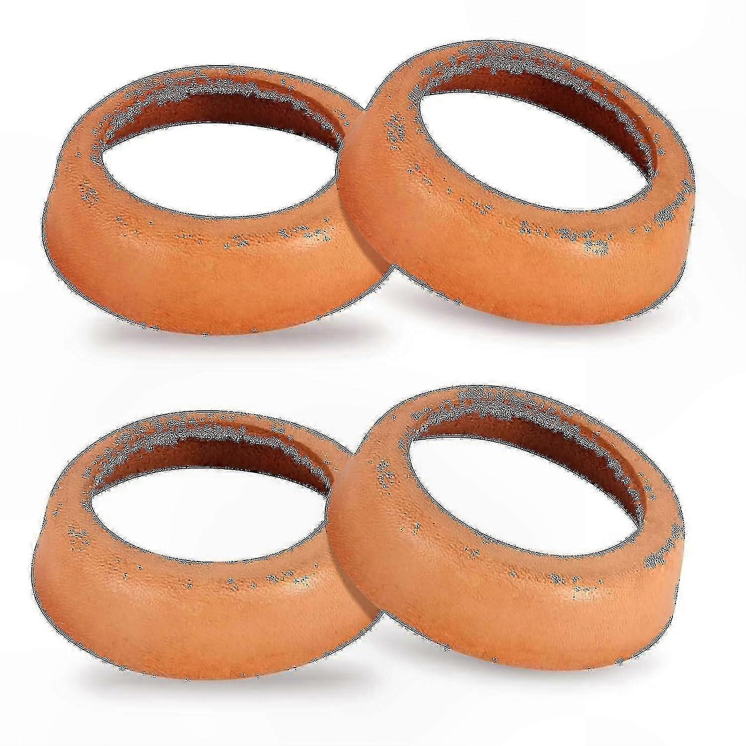High-Quality Replacement Seals for Pumps and More, Set of 4 Leak-Resistant Leather Seals for Durable Performance