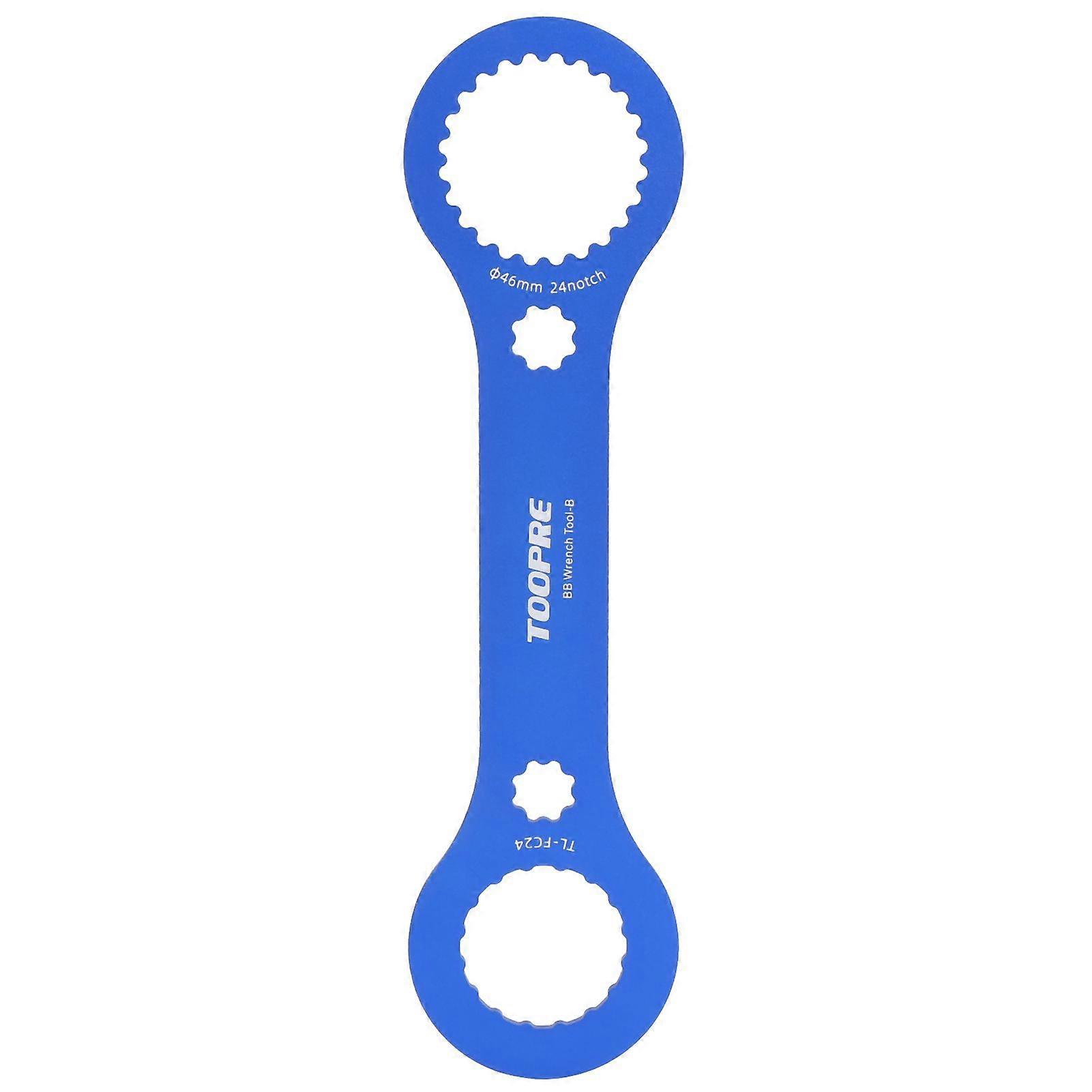 TOOPRE Aluminium Alloy BB Wrench Multifunction Integrated Crankset Remove Install Tool(BB Wrench Tool B )