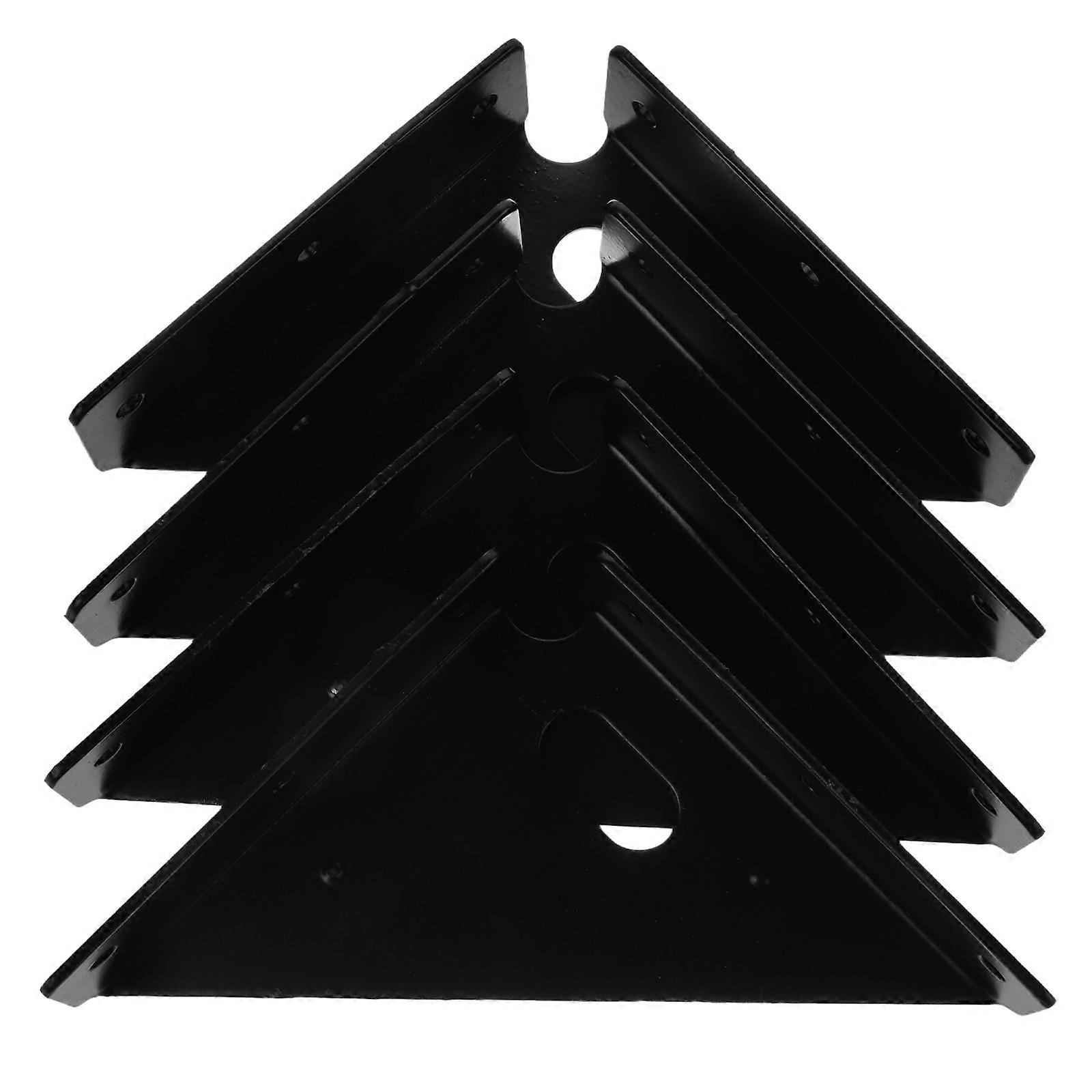 Cabinet Triangle Corner Brackets Heavy Duty Triangle Shelf Bracket for 4Pcs