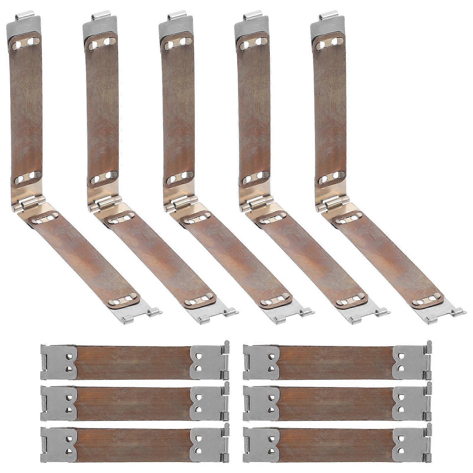 80Pcs Metal Internal Flex Frame Handbag Hinges Spring Clip for Sewing
