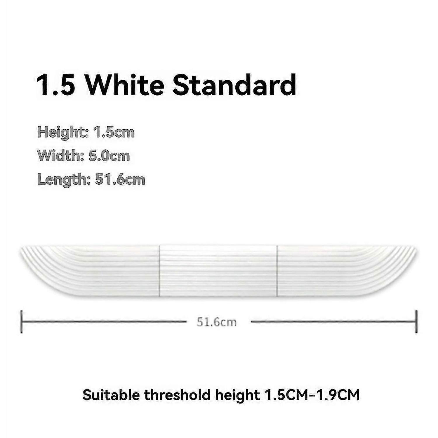 Step Ramp Climbing Mat Spare Supports 1.5-1.9cm Threshold White