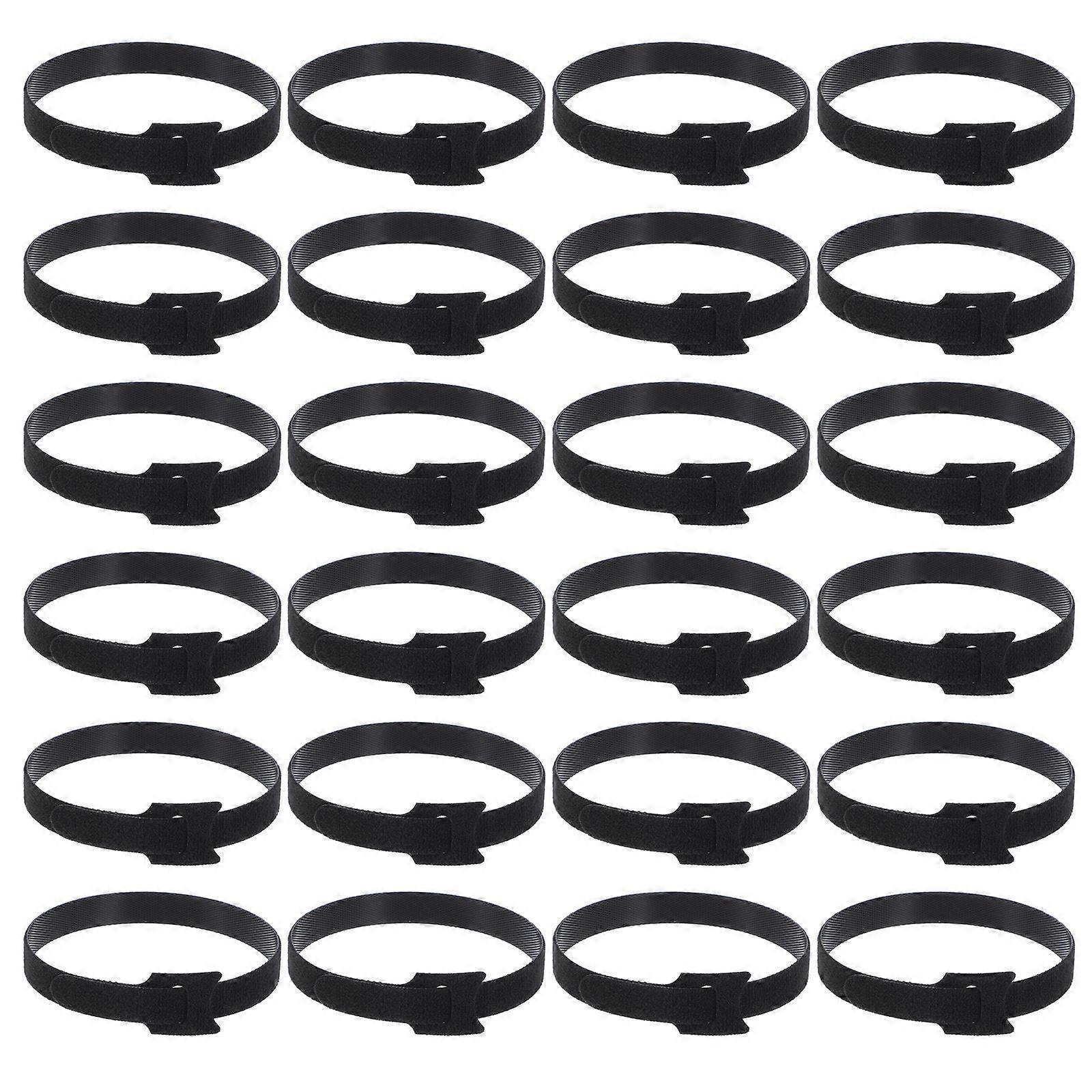 Tape Cord Ties Hook and Loop Cable Ties for Charging Cords 100Pcs