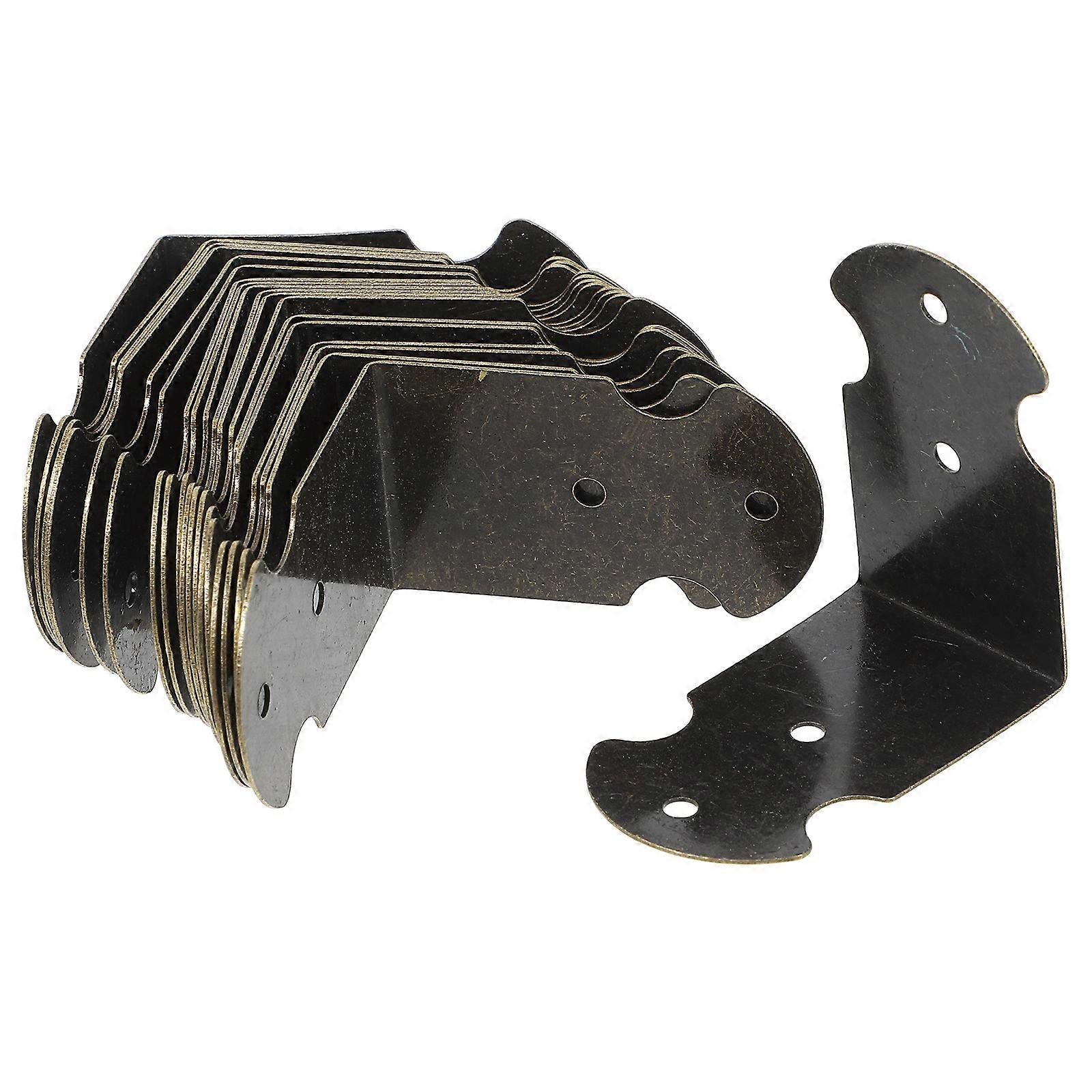 Package Corner Iron 20Pcs Right Angle Corner Brace for Wooden Boxes