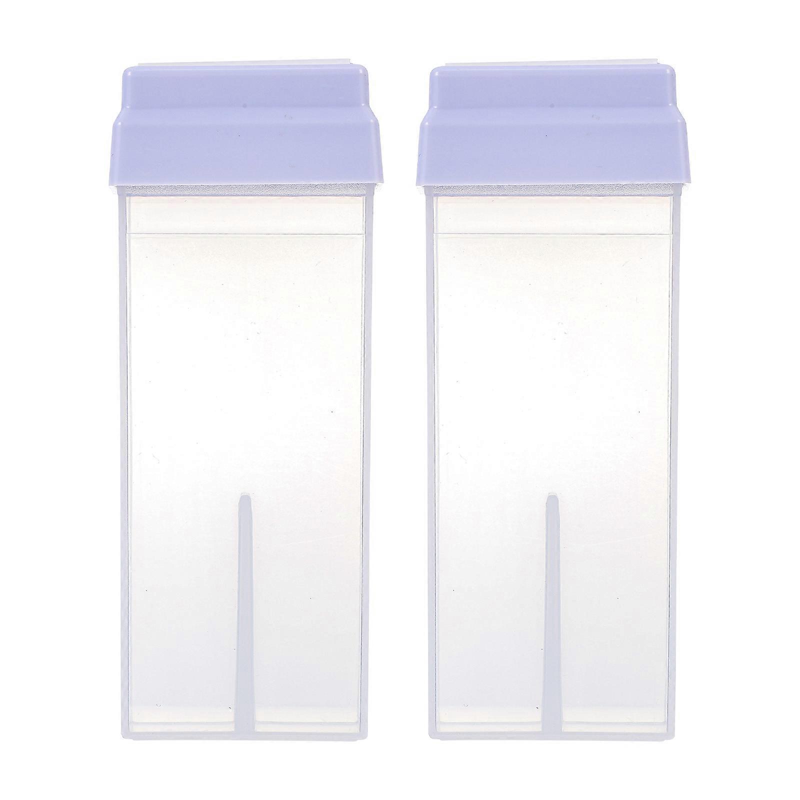 Hair Removal Wax Bottle for Storage 2Pcs with Durable ABS Material