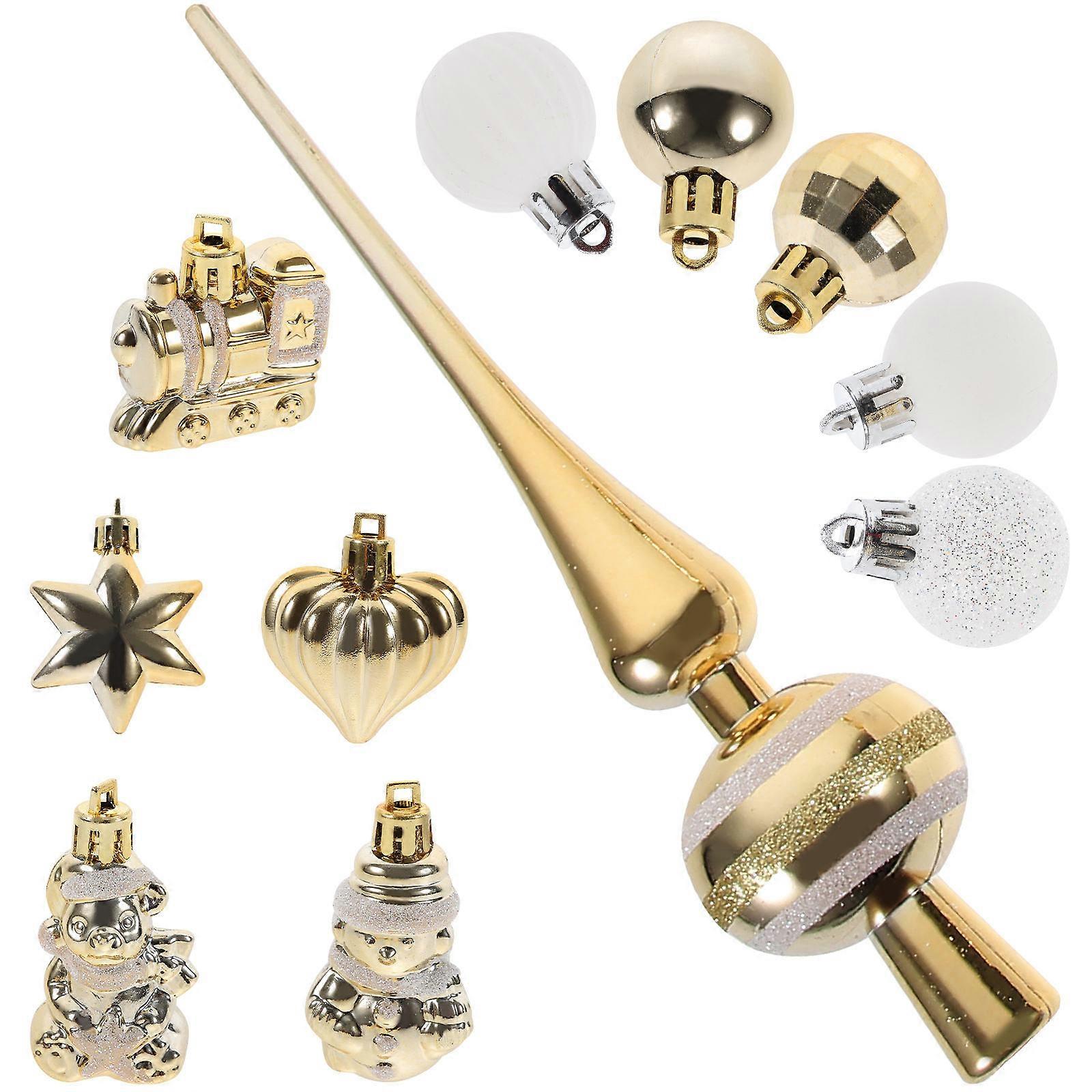 Christmas Tree Topper Hanging Xmas Pendant for 1 Box Christmas Tree Decor