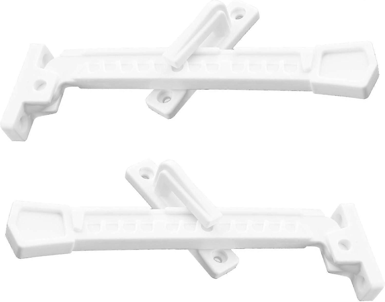 2pcs Safety Window Restrictor Door Protection Child Baby Suitable Window Port BlockerWhite