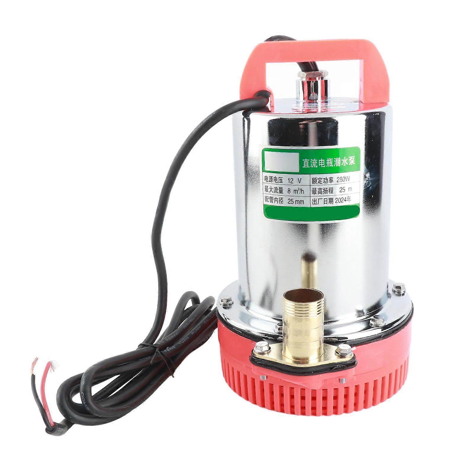 Pompe à eau submersible pour puits profonds DC 12 V Pompe à eau d'irrigation