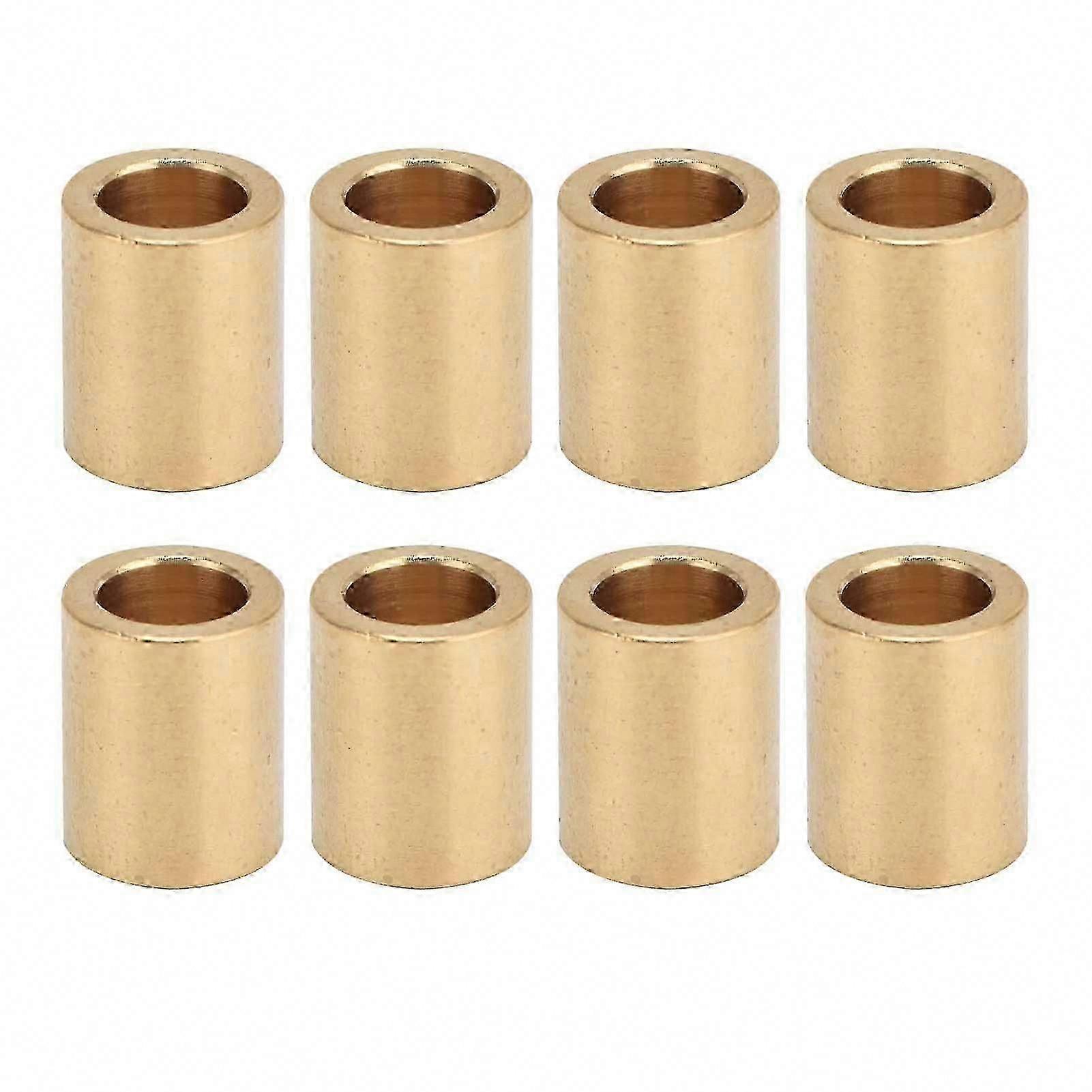 8pcs Self-Lubricating Brass Sleeve Bearing 8x12x15mm for Sliders and Bushings