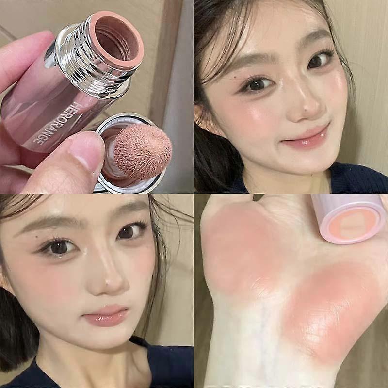 5.8g Liquid Blush Highly Pigmented Long Lasting Natural Finish with Brush All Skin Types Portable