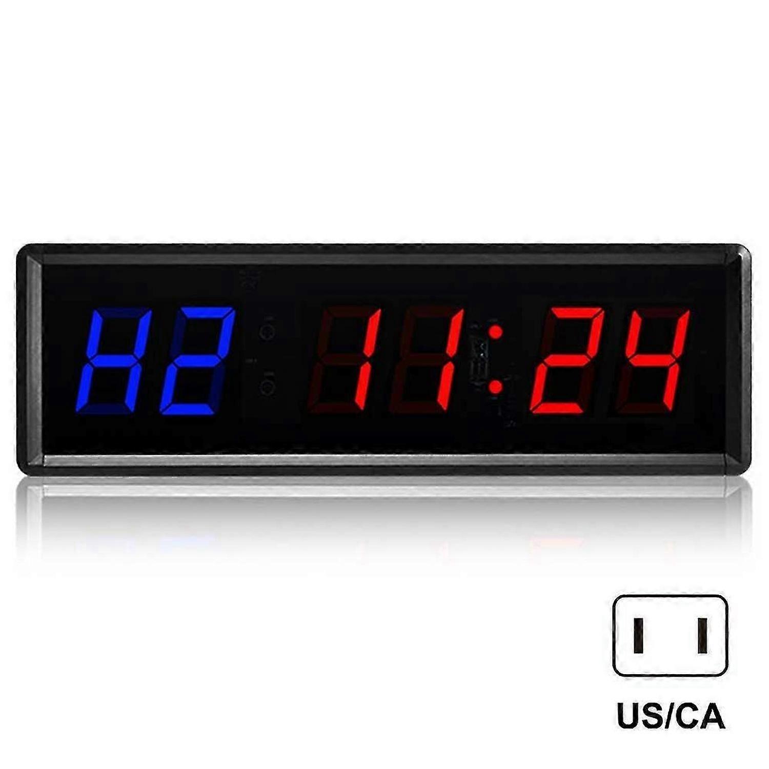 Multifunctional Gym Clock 6-Digit Game Challenges Countdown Timer for Game Training