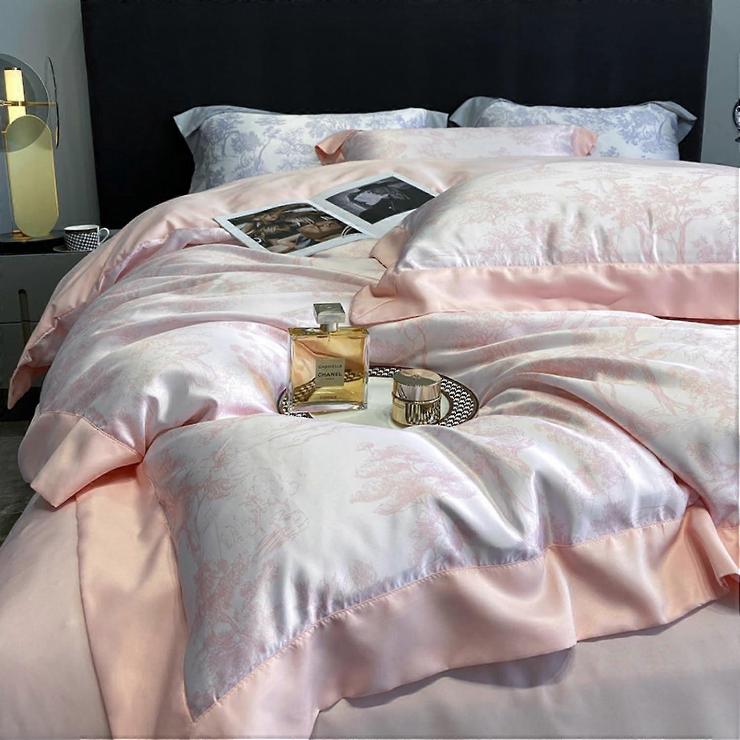 4 Piece Bedding Set Queen Size All Seasons Cozy Comforter Digital Printing