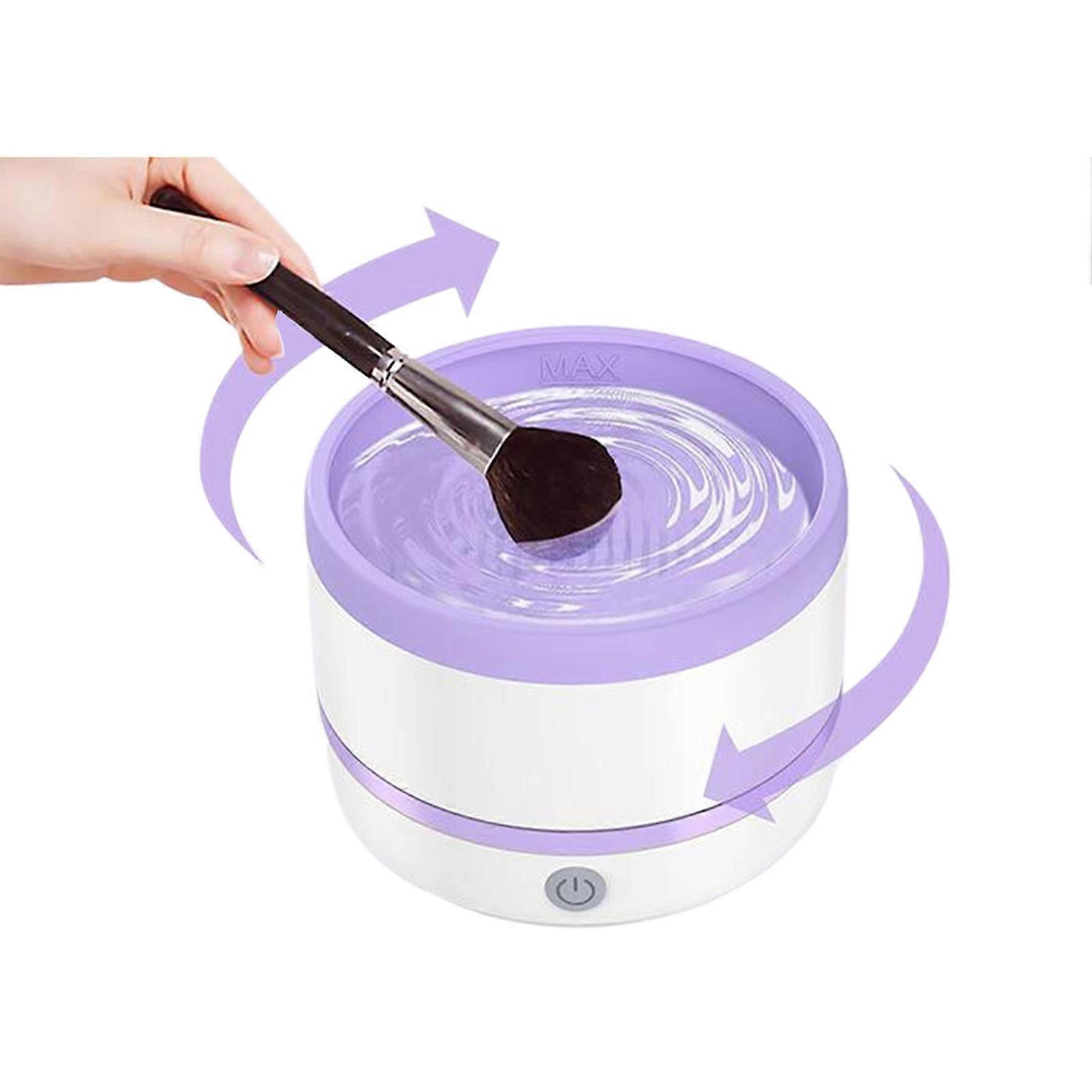 ABS Portable Makeup Brush Cleaner Machine For Quick Cleaning On Go Makeup Brushes Cleaner