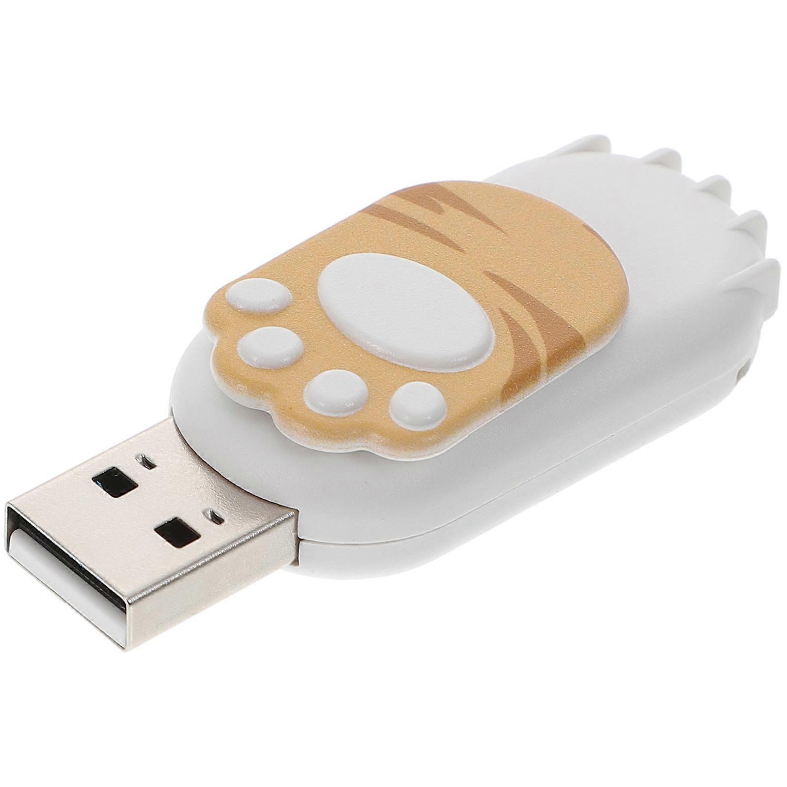 Cat Paw Mini USB Thumb Drive for File Transfer 64GB Portable Flash Drive