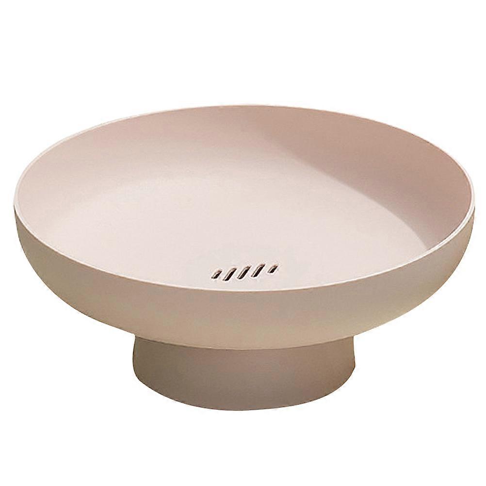 Aesthetic Fruit Bowl Round Base Storage For Households PP Material 1Set