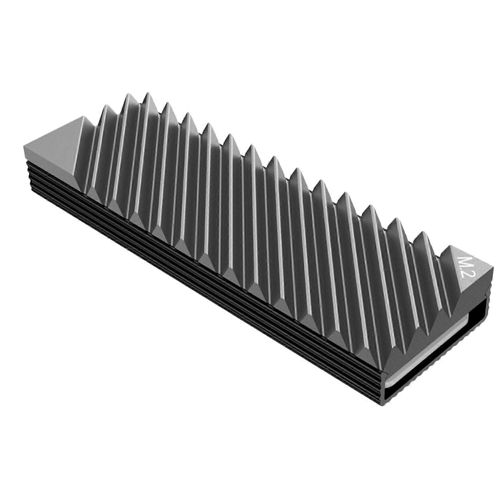 Grey Aluminum Heat Sink for M.2 2280 SSD with Cooling Function 5Pcs Set