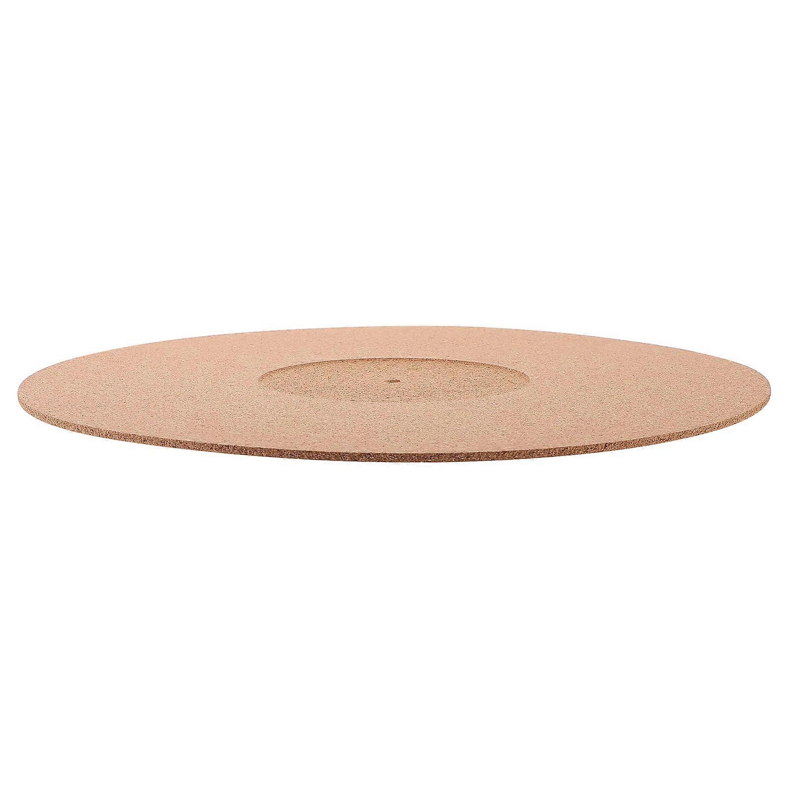 Record Player Mat Cork Turntable Mat for Anti-Static 2Pcs Set