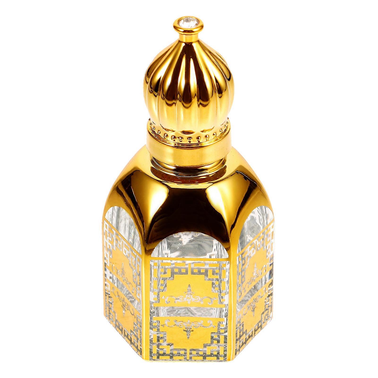 Decorative Perfume Bottles Glass Roller Bottle for Refillable Use 4Pcs