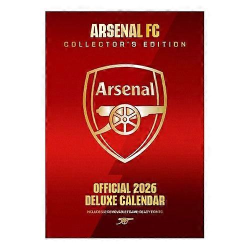 Arsenal FC 2026 Crest Wall Calendar