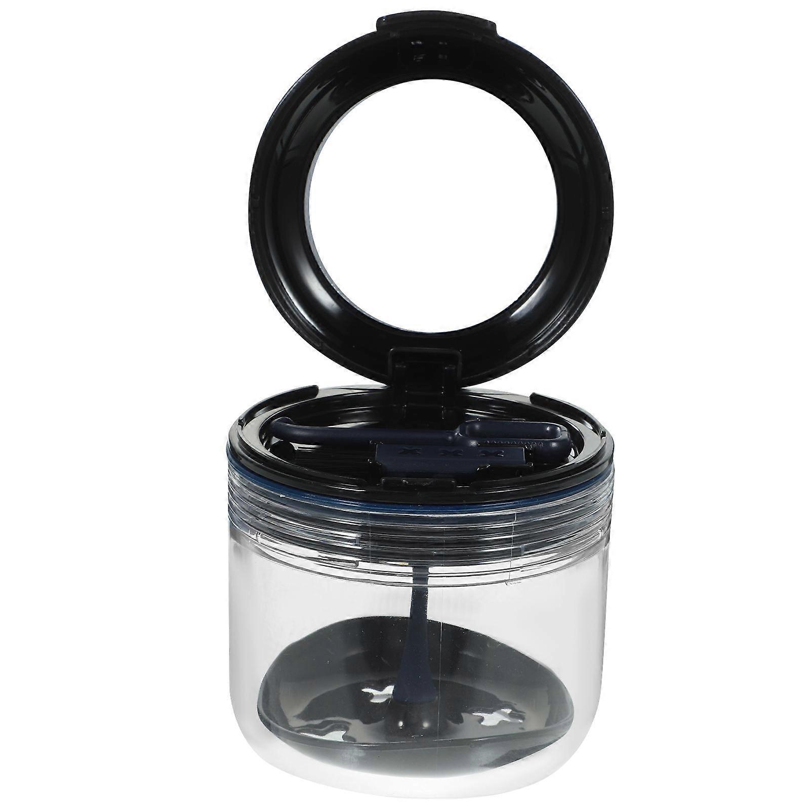 Denture Bath Case for Cleaning Plastic Denture Case 3Sets Black