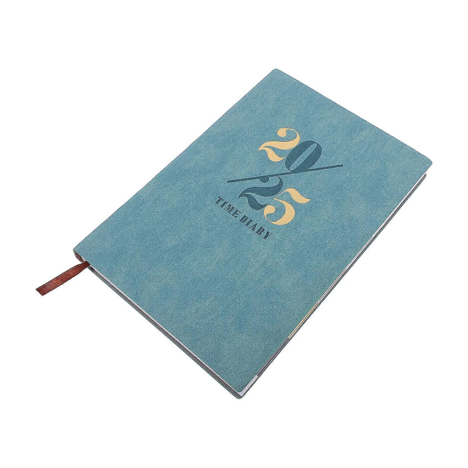 Portable Planner Journal For Study And Office Supplies In Elegant Sky-Blue With Task Tracking Functionality 5Pcs