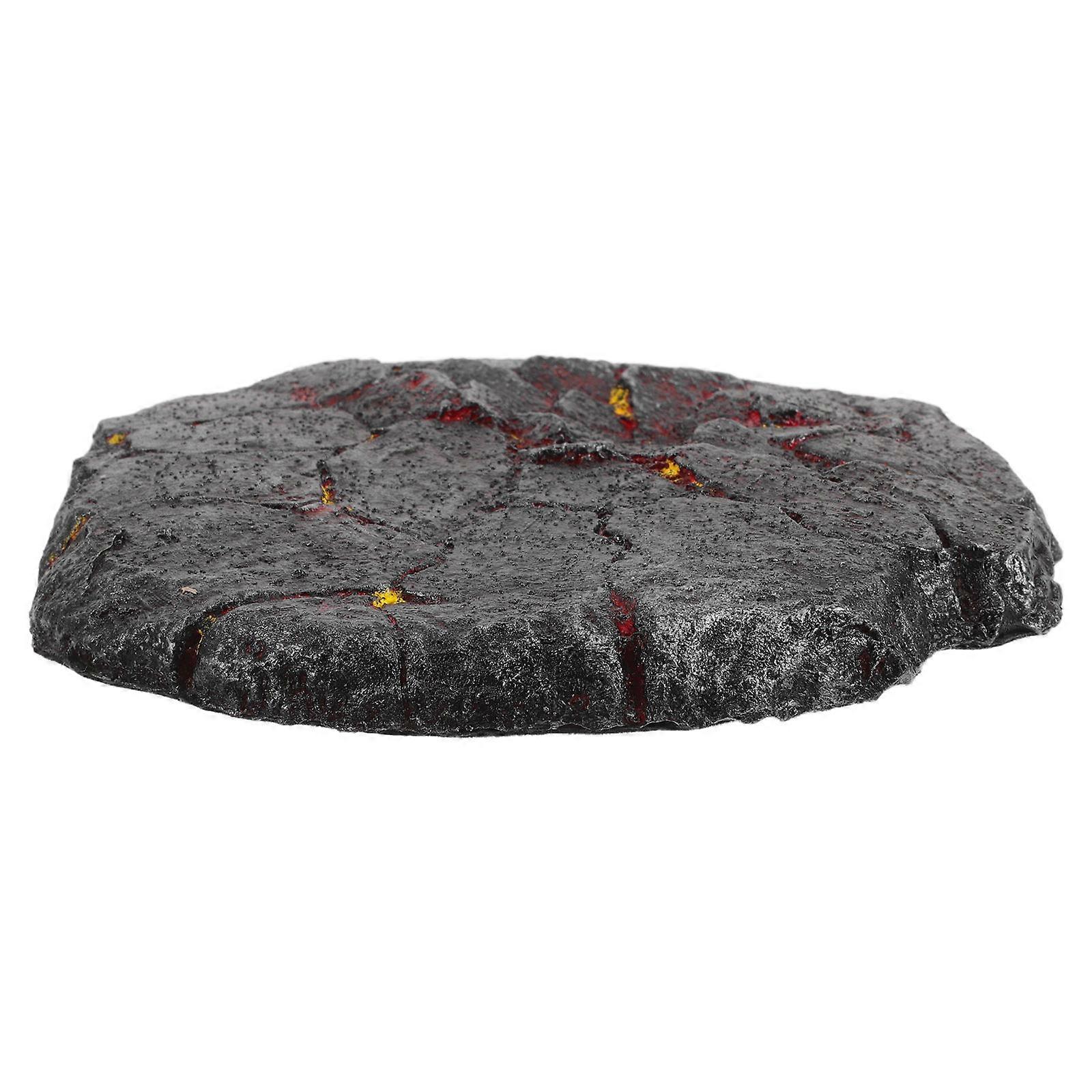 Realistic Cracked Lava Effect Model Base for Action Figures Stand