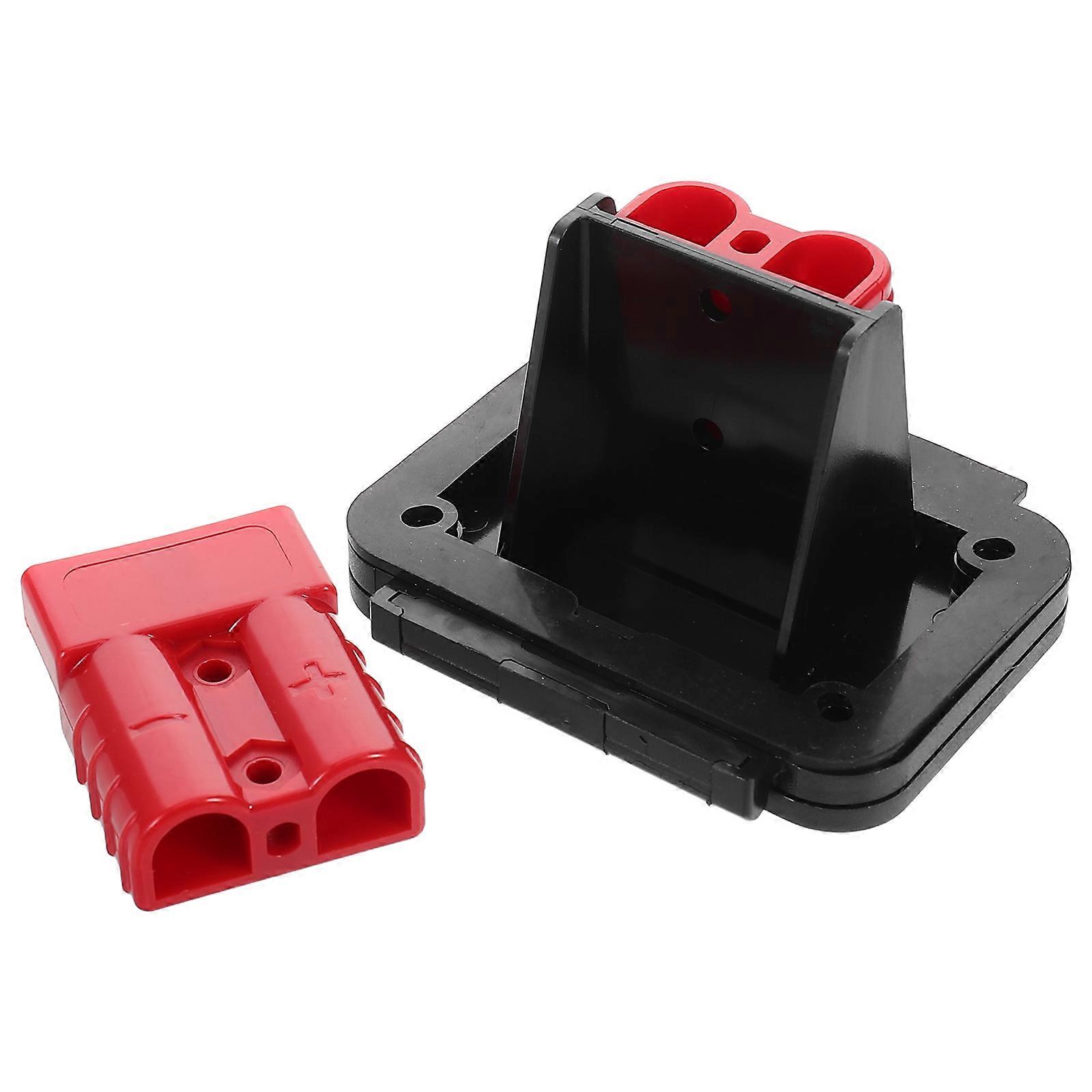 Panel Mount Connector Cover Battery Plug Mount 3Pcs for Tools