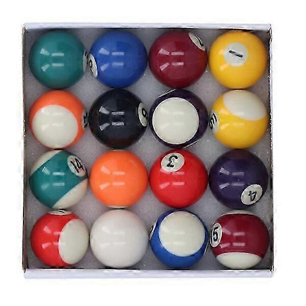 Mini billiards, 38mm resin material, exquisite craftsmanship and multiple colors