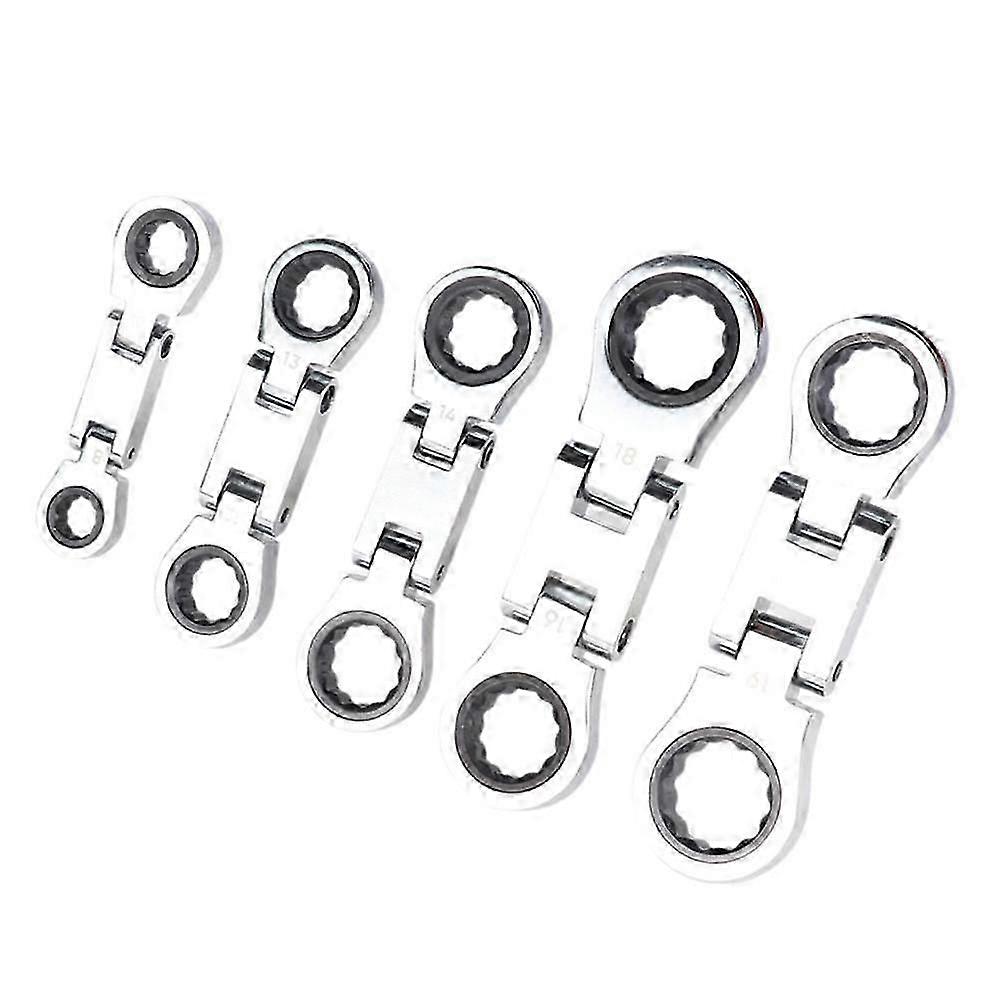 Mini Double Adjustable Ratchet Wrench