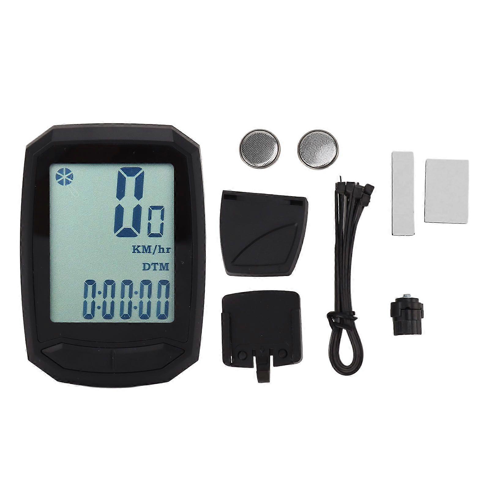 Bike Computer Wireless Glow Touchscreen English Version Cycle Computer Bike Speedometer Odometer