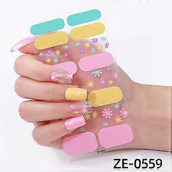 Neue nagel aufkleber heißer gold zwiebel pulver flash Französisch nagel aufkleber schmetterling blume einfache nagel aufkleber ZE-0559 bare stück + nagel datei