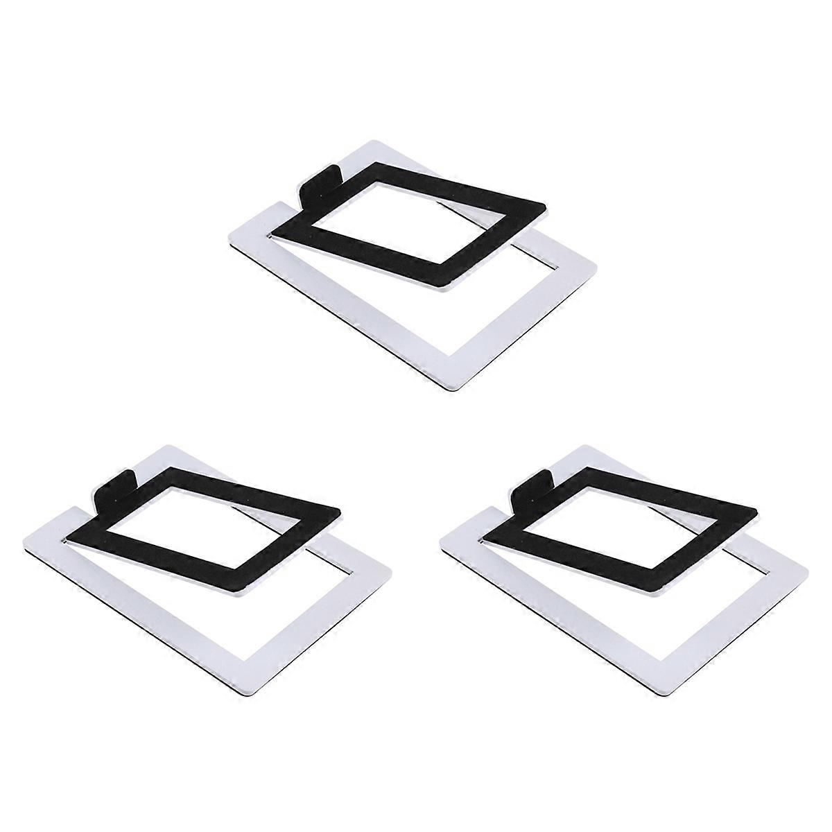 Desktop Speaker Stand Metal Audio Bracket Tabletop Holder,White