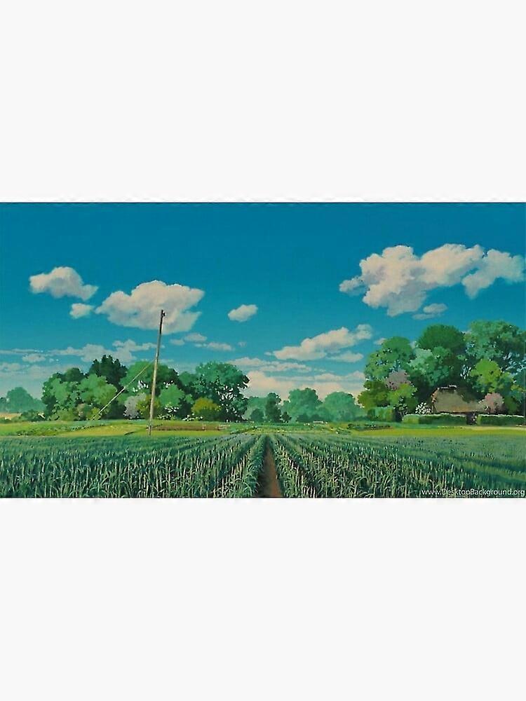 Retro Anime Natural Landscape Poster Framed-unframed