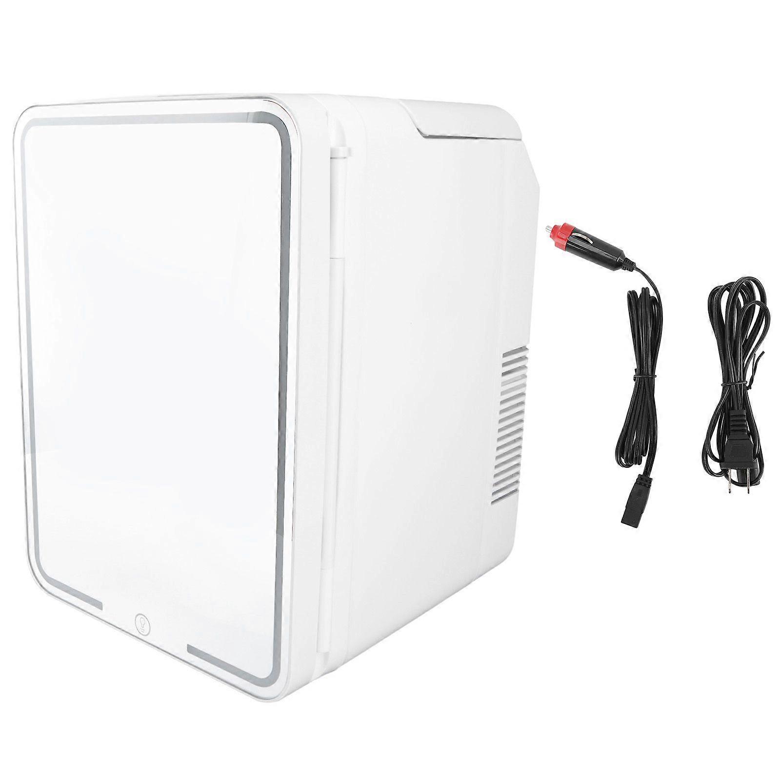 12L Mini Fridge Multifunctional Dual Purpose Mirror Plane Makeup Refrigerators for Home Dormitory