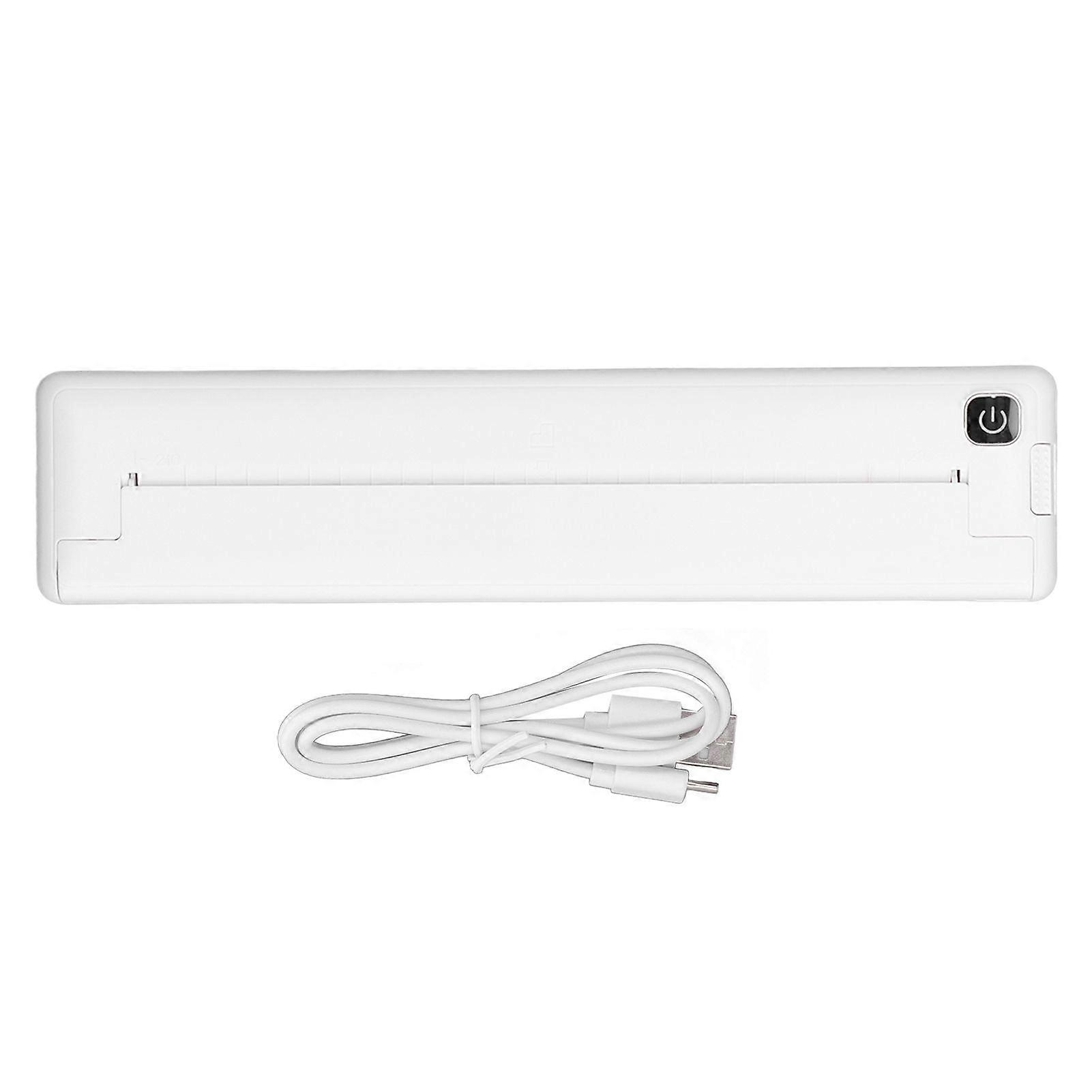 A4 Thermal Printer 200dpi Mini Portable Bluetooth Rechargeable Inkless Thermal Printer for School Office