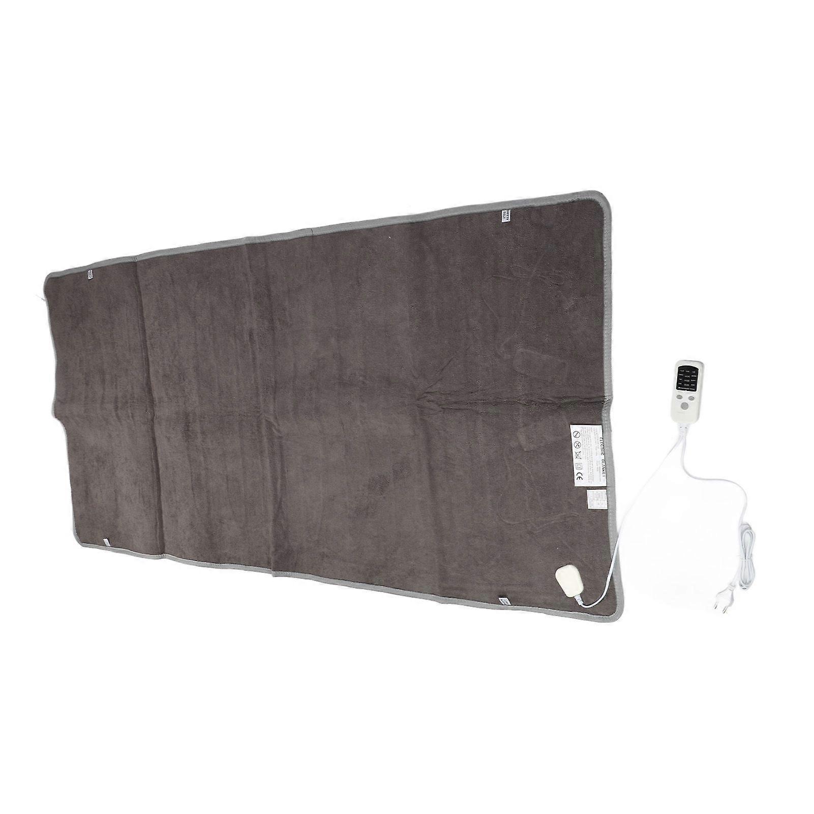 Electric Blanket Fast Heating Warm Keeping with Intelligent Switch for Household Dormitory Gray