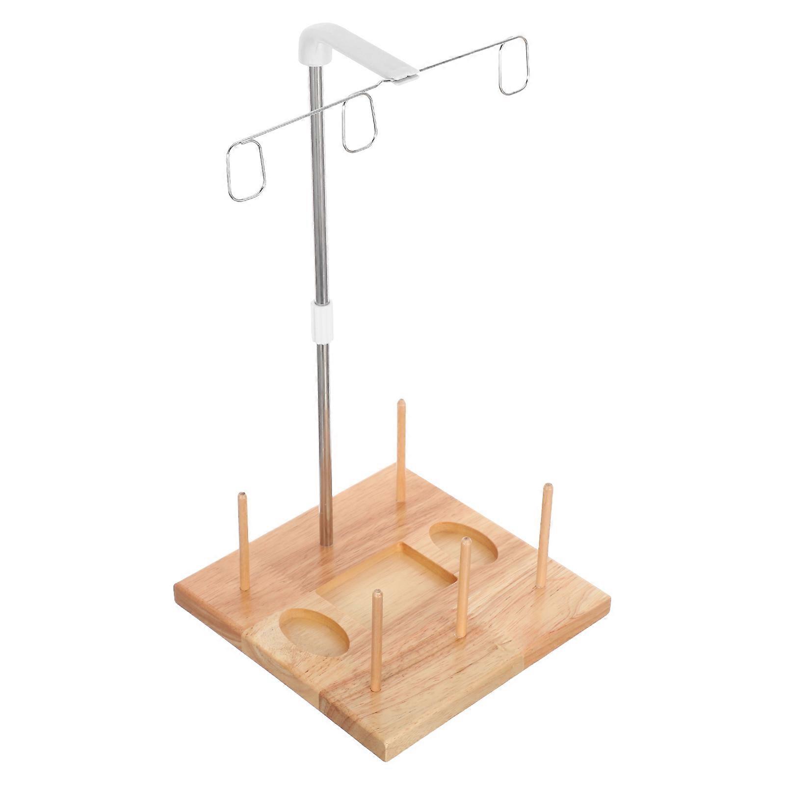 Wood Spool Rack Large Spool Holder Stand Enhancing Sewing Experience 2Pcs