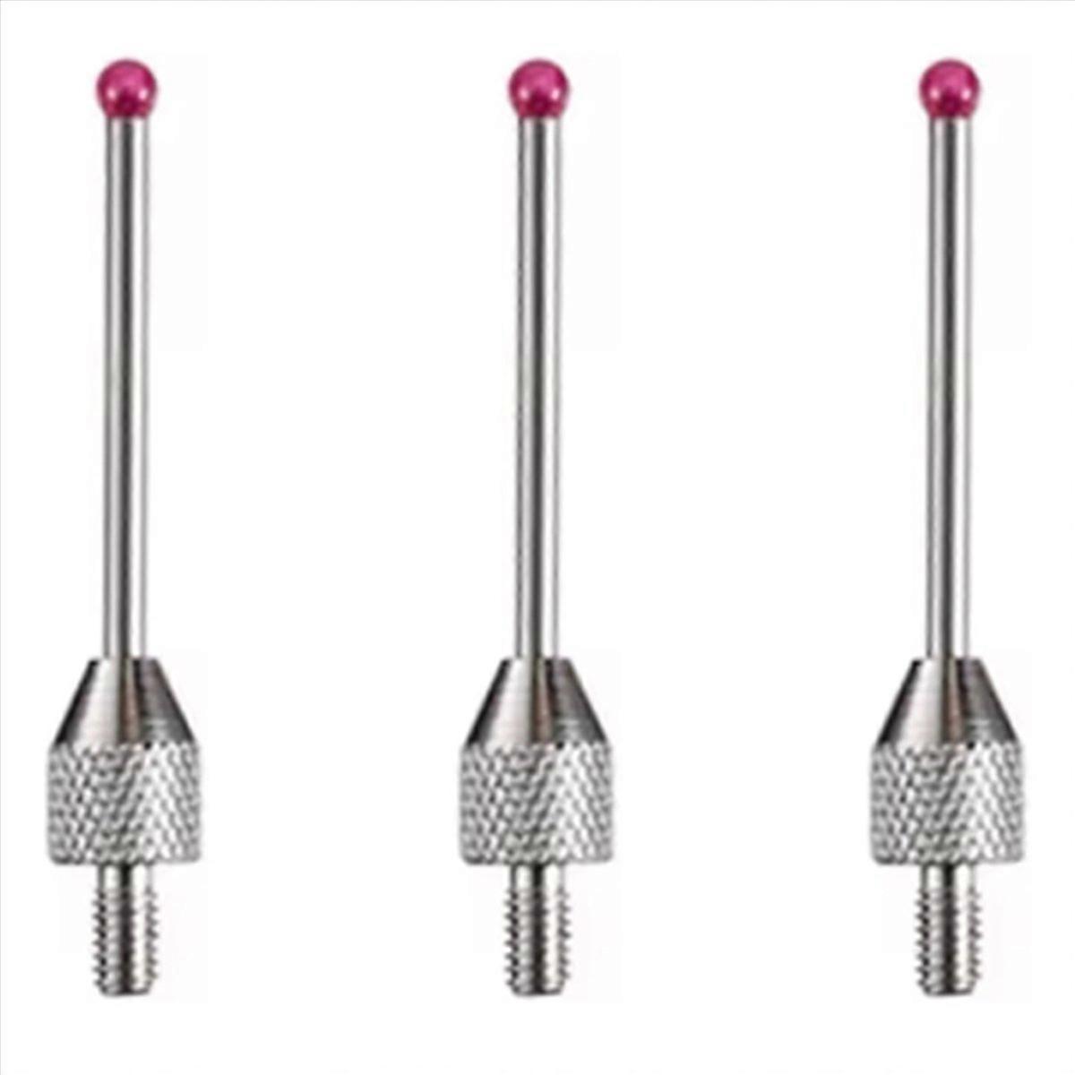 M2.5 CNC Probe Measuring Tips 2mm Stylus Ball Porcelain Shaft CNC Height Gauge Probe Measuring Probe
