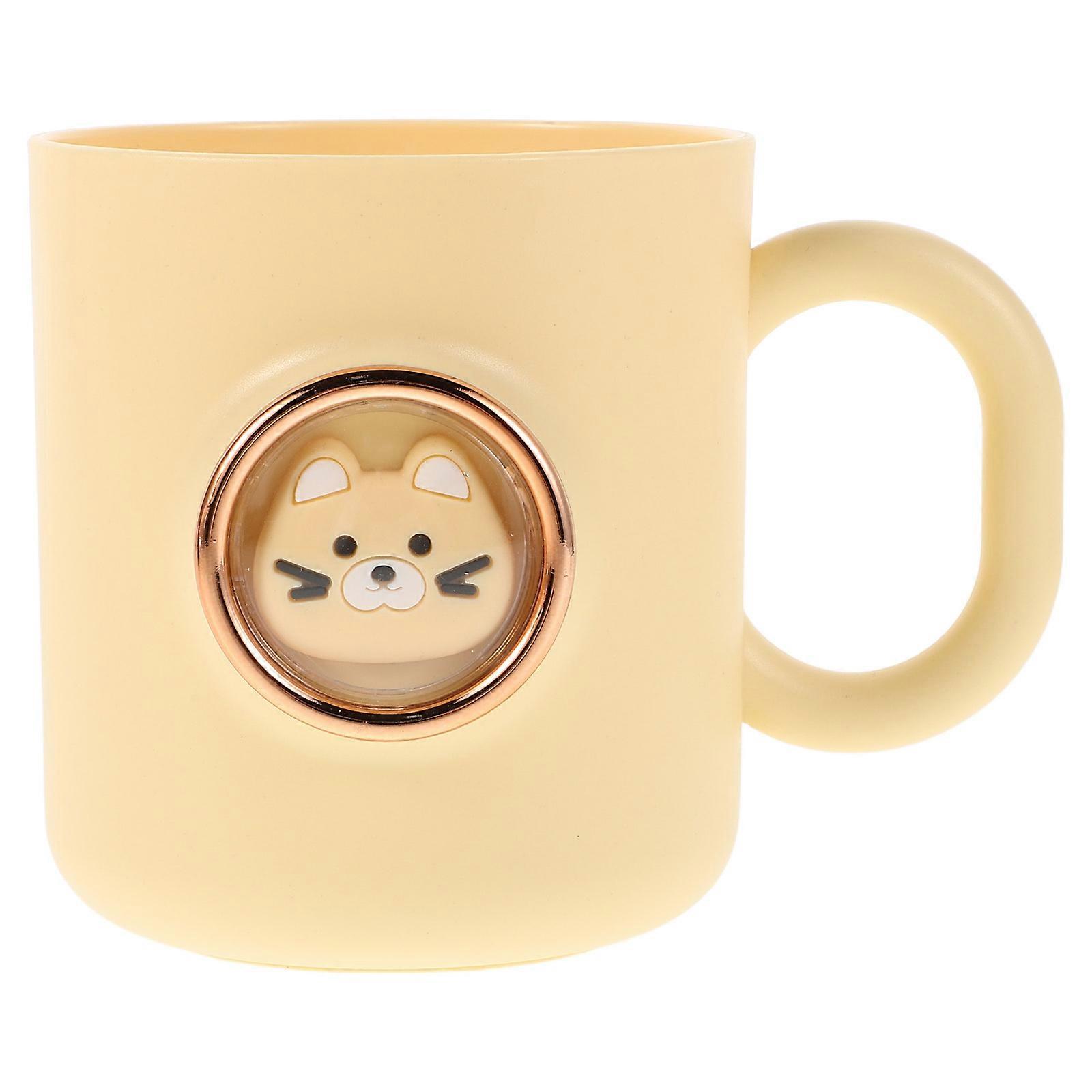 Reusable Mouthwash Cup Plastic Tooth Brush Cup for Travel Use with Handle