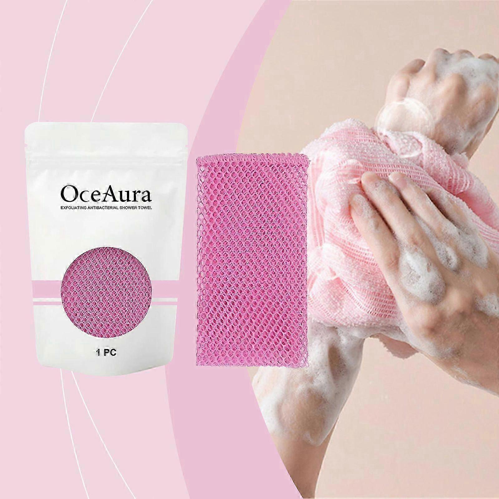 إسفنجة شبكة التقشير الأفريقية ، جهاز تنقية الجسم ، قطعة قماش طويلة لغسل الحمام ، مقشر الجسم ، سابو ، إكسسوارات الاستحمام ، مقشر فروة الرأس للقدم الخلفية ، الجلد الميت المسطح