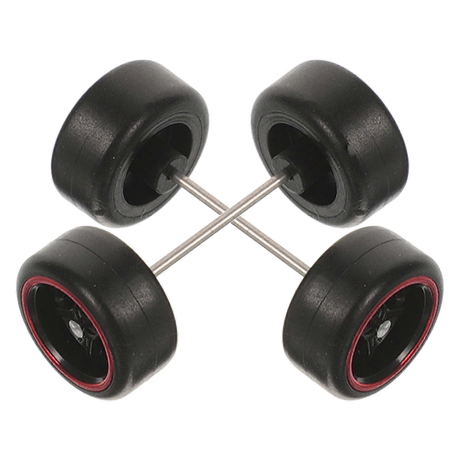 Replacement Wheels For 1:64 Scale RC Car Models Suitable For Display By Hobbyists 1 Set
