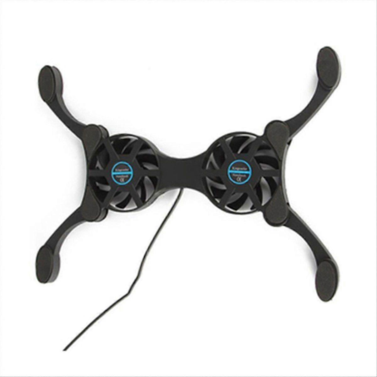 Foldable Cooling Pad Laptop Cooler with Double Fans USB Powered