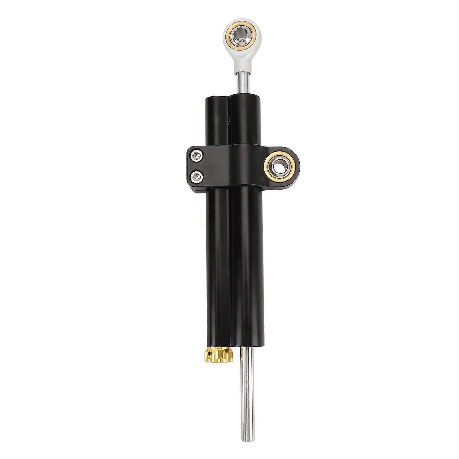 Universal Stabilizer For Motorcycle Handlebars  Adjustable Aluminum Alloy Vibration Reduction  Black