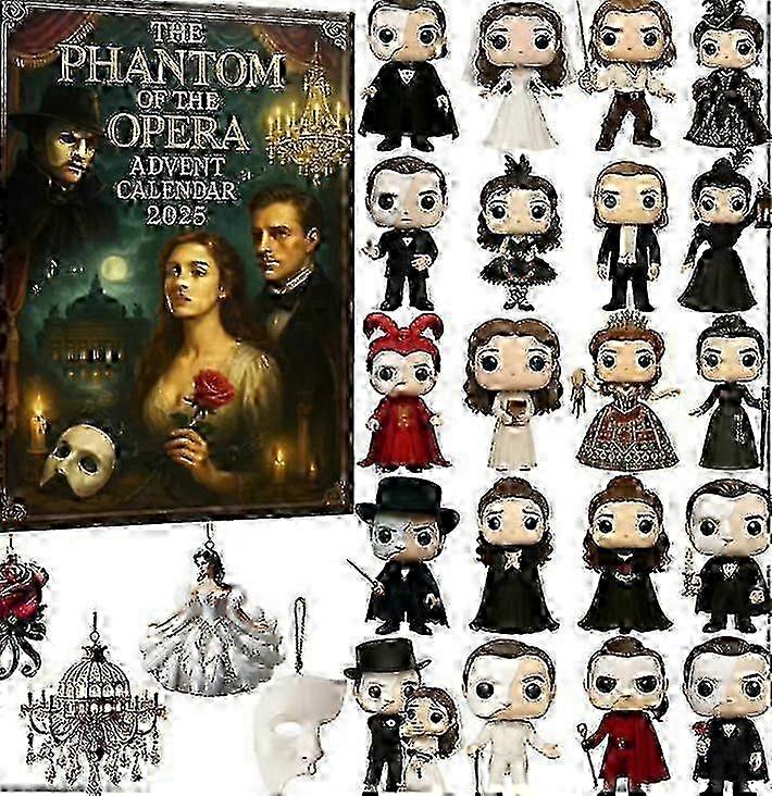 2025 Χριστουγεννιάτικα Ημερολόγια Advent Διακόσμηση Ακρυλικό Πλήρες στυλ