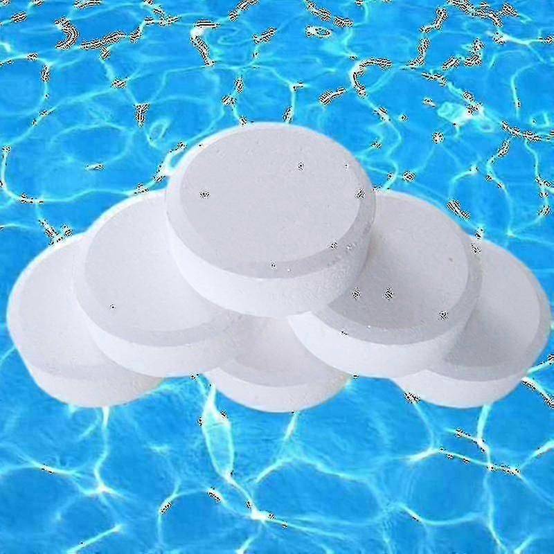 50 Pcs Comprimés de Chlore Multifonction Désinfection Instantanée Pour Piscine Baignoire Spa