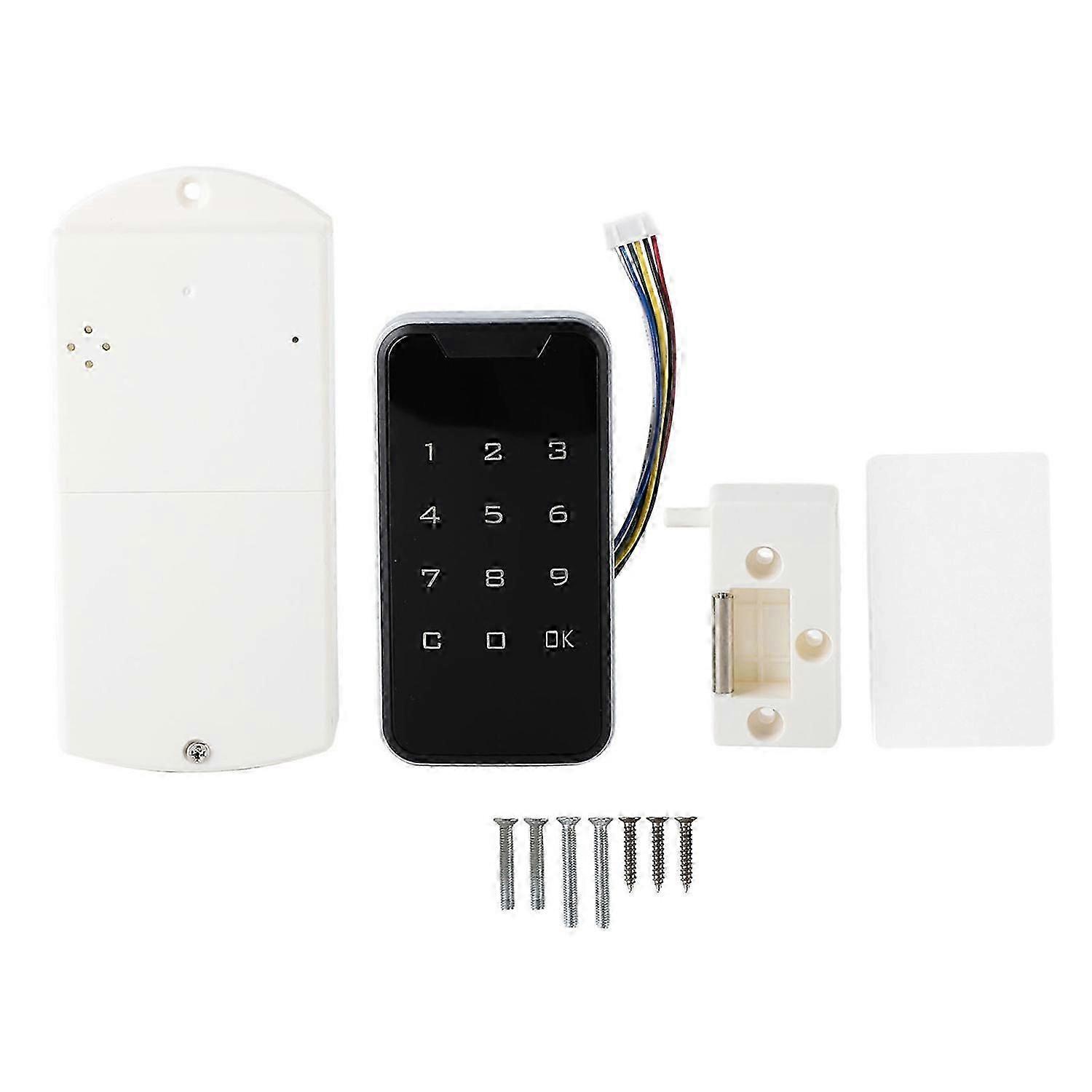 Electronic Cabinet Lock ABS Smart Digital Touch Keypad Coded Password Lock with Induction Card for F