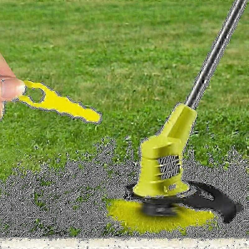 100 להבים חלופיים משוננים עם ראש כפול לגוזם Ryobi Edger, דיסקי חיתוך דו-שיניים